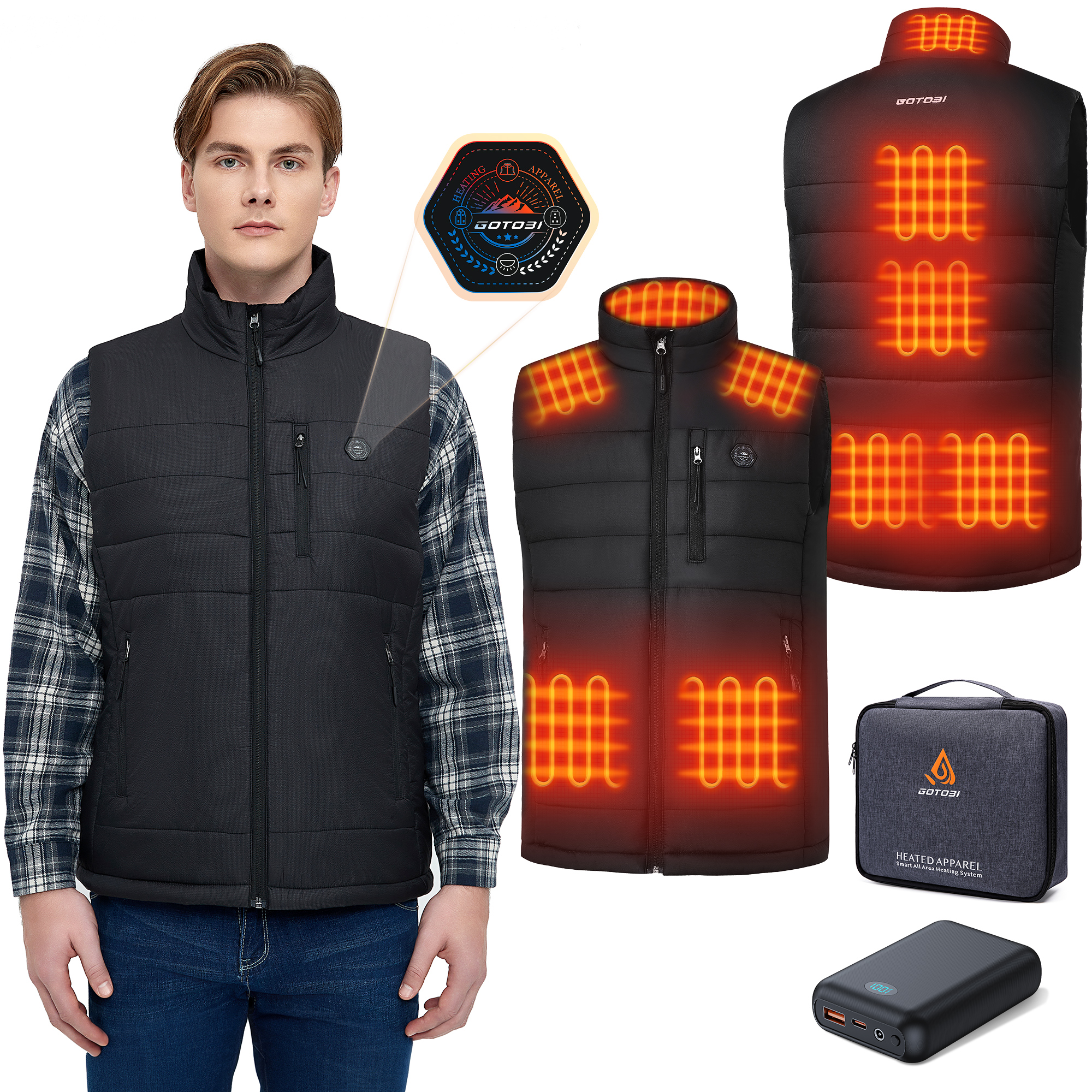 Men's heated vest